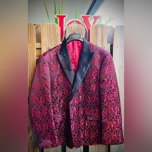 2XL Men’s Jacquard Tuxedo Jacket